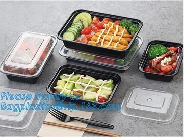 Meal Prep Containers Free Sample Bento Lunch Box Biodegradable Food Container Plastic Wheat Straw Lunch Box bagplastics