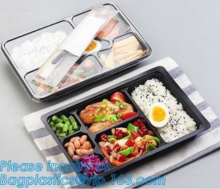 Fast food delivFood Grade Flat Collapsible Kids Plastic Foldable Silicone Plastic Food Storage Container Bento Lunch Box