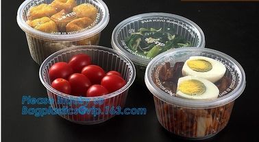 6" Plastic Clear Round Food Serving Bowl,Wholesale Cheap Eco-friendly Food Grade PP Reusable Plastic Bowl bagease pac