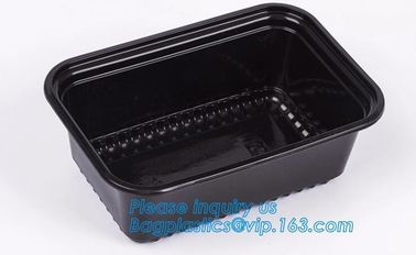 Wholesale 3 Compartment Take away Microwave PP High Quality food container Plastic Prep Meal disposable bento box with l