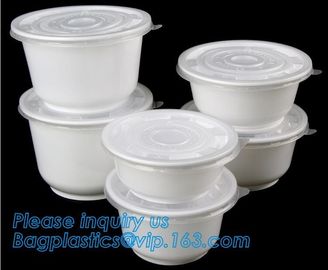 Pp Round disposable cheap high quality plastic bowl with lid,disposable package PP new plastic salad food bowl with seal