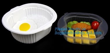 Healthy Plastic Food Storage Box from Freezer to Microwave,lunch box 2 compartment hot microwave food container bagease