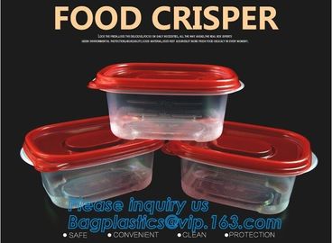 food crisper,Fresh Keeping Box Round Vacuum Food Container with Press & Push Lid,sealed food storage box food grade vacu