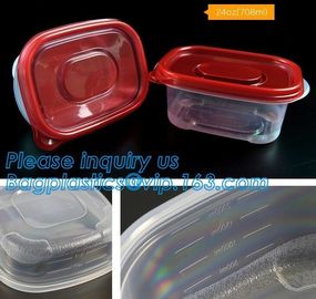 food crisper,Fresh Keeping Box Round Vacuum Food Container with Press & Push Lid,sealed food storage box food grade vacu