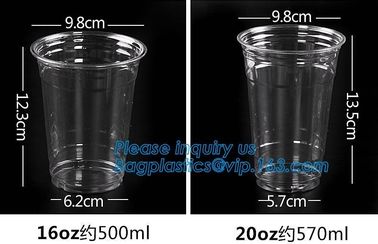 Elegant Shape Drinking Straw Promotional Cups With Straws Single Wall Plastic Cup,double wall custom plastic cups no min