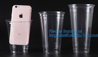 Amazon Hot Selling 9 oz Gold Rimmed Clear Plastic Tumblers Plastic Cups Fancy Disposable Wedding Cups bagplastics bageas