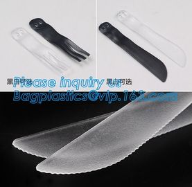 Top Quality&Factory Price Disposable Plastic Butter,Cheese and Cake Knife,compostable disposable CPLA plastic knife with