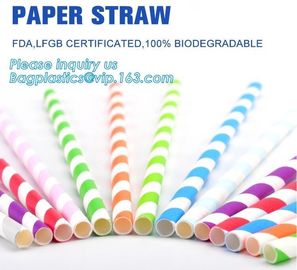 biodegradable paper drinking straw, paper for paper straw, disposable paper straw,Bendy Flexible Paper Straws For Drinki