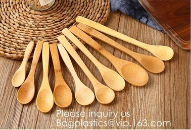 Disposable Catering Bamboo Party Spoon Natural Bamboo Knife And Fork Honey Spoon,Biodegradable Bulk Birch Wood Spoon/For