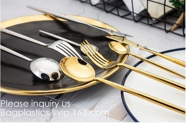 Cutlery Purple Flatware Tianjin Stainless Steel Cutlery,Elegant Design Stainless Steel Flatware Copper Coating Rose Gold