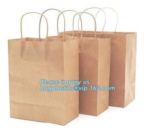 Chinese Supplier Hot Sell Brown Kraft Lunch Bread Packaging Customized Paper Bag For Promotion,New Design Kraft Paper Br