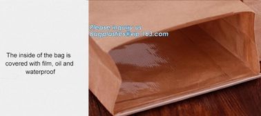 Sandwich Toast Bread Packing Bags,Personalized Baking Food Bread Packaging Disposable Kraft Paper Bag With Logo Print Fo