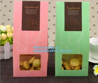 Wholesale Bread Art Packing Kraft Paper Bag,Food Grade disposable Paper Bag With Logo Print,Kraft Paper Fast Food Bags B