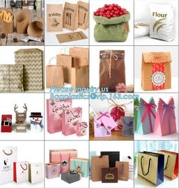 ECO Friendly Bread Paper Bag/Snack Food Packaging/Brown Kraft Paper Bags,Print Logo Cloth Foods Bread Packaging Brown Kr