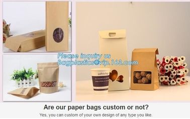 Brown Kraft Paper Bags Recyclable Gift Jewelry Food Bread Candy Packaging Shopping Party Bags For Boutique, bagease pac