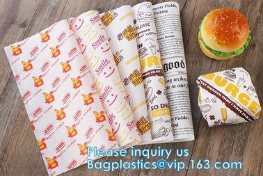 Printed deli food wrapping wax paper wrap Wholesale from China,Butter Wrapping Paper Greaseproof Paper Food Grade Paper