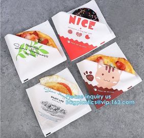 grease proof paper wrap with both ends sealed for deli food, sandwich,lined burger/sandwich wrap paper,BAGPLASTICS, PAC