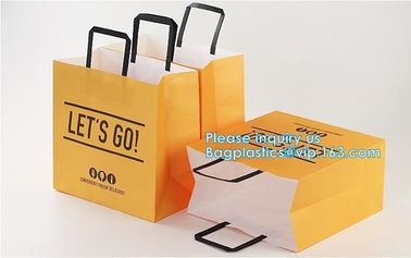 Eco Friendly Reusable Custom Color Shopping Carry Brown Kraft Paper Bag Manufacturer,Recycled Kraft Paper Bag Gift Shopp