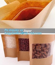 ZIP LOCK, ZIP SEAL, ZIPPER SEAL, Custom bread paper bag, fast food packaging bag, cookie packaging bag, STAND UP ZIPLOCk