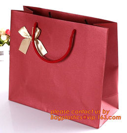 New fancy custome logo printed shopping bag ,gift bag,paper bag with handle, recycled shopping paper bags,brown paper ba