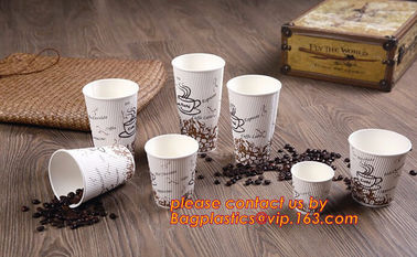 8oz/12oz/16oz/20oz disposable hot drink coffee paper cup with lid and sleeve