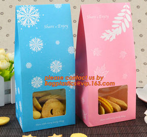 Food Paper Bags Direct Supplier for Bakery with Clear Window, Grease-proof Bakery OPP Window Paper Bags, bakery pack