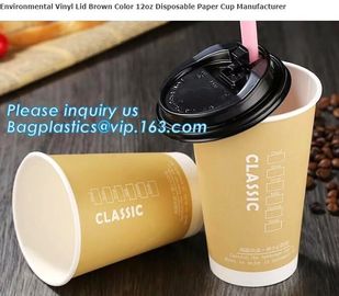 12oz PLA paper cup from China supplier,double wall paper cup printed disposable paper cup for coffee, BAGPLASTICS, BAGEA