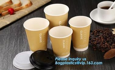 12oz PLA paper cup from China supplier,double wall paper cup printed disposable paper cup for coffee, BAGPLASTICS, BAGEA