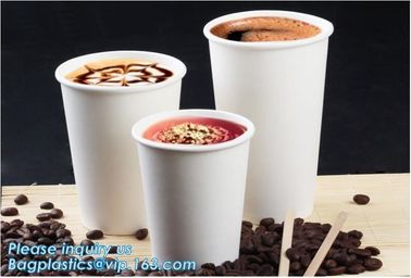 8 OZ Disposable Eco Friendly Coffee Paper Cup,Disposable kraft paper cup customizable coffee milk water juice cup PACKAG