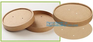 paper soup cups with paper lids hot soup kraft paper cup,disposable kraft paper soup cup with paper lid,bagease package