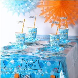 cheap price embossed surface transparent disposable plastic table covers,54" X 108" Rectangular plastic table cover pac