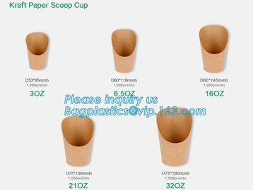 Custom printed french fries crepe holder food packaging paper cones,Food paper cones french fry crepe cone holder, crepe