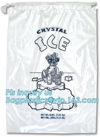 BIODEGRADABLE, COMPOSTABLE FRESH ice bag, insulated ice cream carry cooler bag, juice ice tea ice cola bag/pouch/sachet