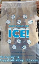 BIO-DEGRADABLE, Commercial Ice Bags, Poly Ice Bags, Metallocene Bags, Plastic Twist Tie Ice Bags, Customized Retail Ice