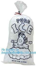 BIO-DEGRADABLE, Commercial Ice Bags, Poly Ice Bags, Metallocene Bags, Plastic Twist Tie Ice Bags, Customized Retail Ice