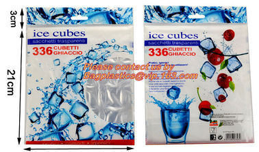 Non Toxic High Quality plastic Disposable PE Ice Cube Bag, Food Grade Safety Disposable Plastic Ice Cube Bag for Making