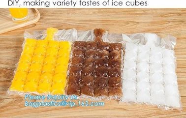 Disposable Ice Cube Tray Mold Water Injection Cocktail Makes Ice bag, self-sealing plastic disposable wine beer cooler f