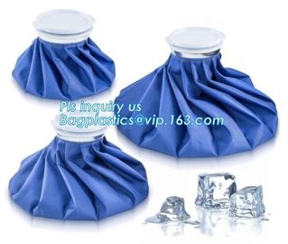 Ice Bag Packs - Set of 3 Hot & Cold Reusable Ice Bags Size 6, 9 and 11 inch - No Leaks, No Drips, non-toxic plastic cool