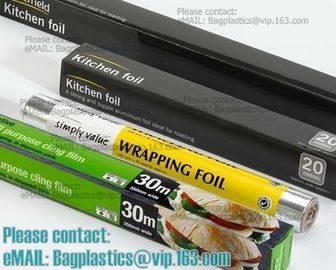 Eco Friendly Household 11micron Hamburger Wrapping Aluminium Foil Roll For Food Packaging Wrapping Foils, Embossed Alumi