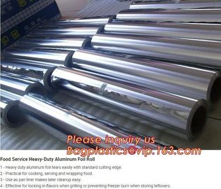 Household Aluminum Foil Rolls Packed Corrugated Box With Plastic Tray Embossed Aluminum Foils, Parchment Paper, Cling Fi