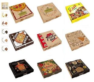 China Maker Wholesale Cheap Custom Black Printed Corrugated Carton 8 Inch Paper Pizza Box,Cheap brown paper pizza box