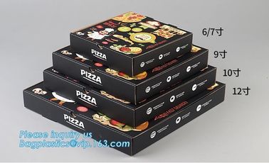 white kraft paper hamburger pizza salad fried chicken pasta box with handle custom design logo size colour best quality