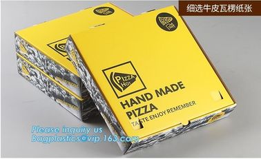 High quality fast food packaging boxes personalized pizza box,bulk rectangular pizza boxes,Food Grade Kraft Cardboard Pi