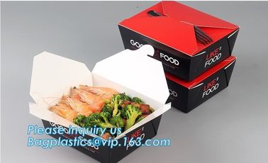 High Quality Disposable Food Grade Take Away Kraft Paper Lunch Box with Window M Size,paper box fast food box,food paper