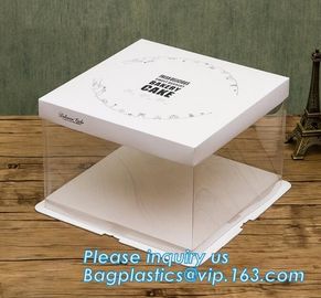 Cheap Custom Cupcake Handle Box Cake Boxes Wholesale,Take Away Birthday Cake Boxes Cardboard Boxes Cake Boxes bagplastic