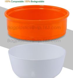 Eco-friendly freshness preservation, waterproof food containers, PLA dinner plate for restaurant use, pla food box for