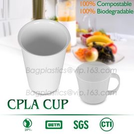 Promotional Various Durable Using compostable coffee cups, Green compostable disposable plastic cups, plastic drinking