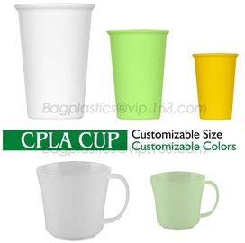 Promotional Various Durable Using compostable coffee cups, Green compostable disposable plastic cups, plastic drinking