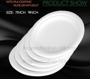 dinner plate for resturants,hotels, Biodegradable Original Wheat Straw Fiber Tableware Food Container Dishware Plate