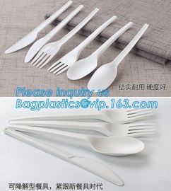 Food Grade Hottest Chinese Supplier Stocked Biodegradable Corn Starch Soup Spoon,biodegradable baby products cutlery wal